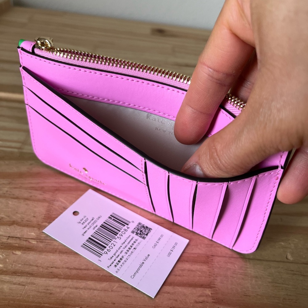 Kate Spade Bubble gum large slim card holder🎈🎈 - Picture 8 of 10